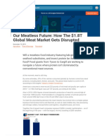 Our Meatless Future: How The $1.8T Global Meat Market Gets Disrupted