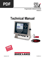 Technical Manual: Programmable Indicator/Controller