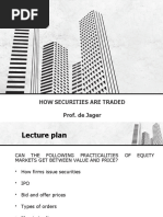 How Securities Are Traded