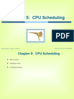 Chapter 5: CPU Scheduling: Silberschatz, Galvin and Gagne ©2009 Operating System Concepts - 8 Edition