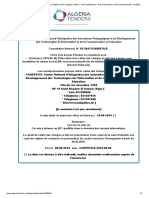 CNIIPDTICE Cahier Des Charges Réseau LAN