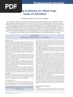 Nitriding Problems On Rolled Rings Made of 42crmo4: Memorie
