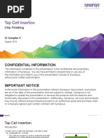 Tap Cell Insertion: Chip Finishing