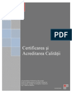 Acreditare Şi Certificare