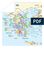 Mapa Da Grécia de Homero