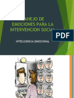 Manejo de Emociones para La Intervención Social