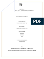 Actividad Ciclo - Correspondencia