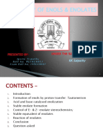 Chemistry of Enols & Enolates