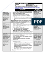 Teacher Training Session Plan: Active Learning: Stage & Aim Procedure Materials / Alternatives