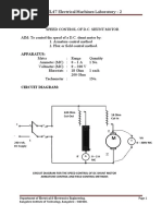 Speed Control of DC Motor