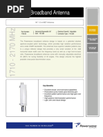 High Broadband Antenna