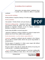 Powder Metallurgy: Basics & Applications Powder Metallurgy