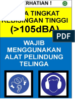 Warning Sign Earplug