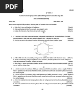 18ELE24 QP Code: A Summer Semester (preparatory-II) B, Tech Programme Examination Aug-2019 Basic Electrical Engineering Time: 3hrs Max Marks: 100