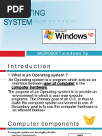 Operating System: Microsoftwindows XP