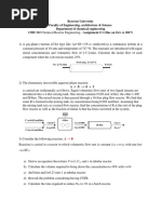 CHE 312 - Assignment 1 - Due On July 16