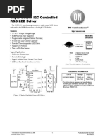 NCP5623 Triple Output I2C Controlled RGB LED Driver: Features Marking Diagram