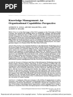 10 Knowledge Management An Organizational Capabilities Perspective Gold & Malhotra 2001