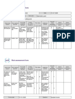 Risk Assessment Project Iosh - Ms