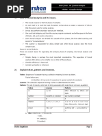 1) Role of Lexical Analysis and Its Issues