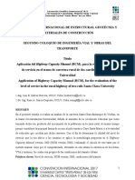 Resumen: Capacity Manual Versión 2000 (HCM Versión 2000), Realizando El Cálculo de Este Tanto Por El