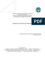 DELIMITACIÓN Tema Analfabetismo. Guatemala