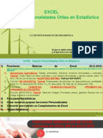 I Excel Funcionalidades Basicas de Estadistica Ingenieria 2019 Sem 2