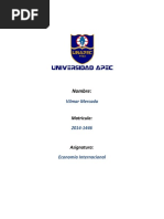 Economia Internacional Cuestionario 1