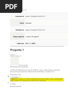 Evaluación Inicial Plan de Marketing