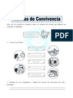 Actividad Sociales Normas de Convivencia