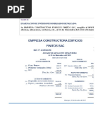 Caso Empresa Constructora Edificios Finitos Sac - Renta Mensual y Anual