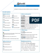 Quick Reference Guide: Adding Sounds/graphics Drawing Cartoons