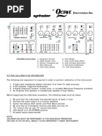 Octave Kitten Calibration Procedure