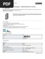 Electronic Device Circuit Breaker - CBM E8 24DC/0.5-10A NO-R - 2905744