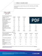 DBXLH-6565B-VTM - DBXLH-6565B-A2M: Electrical Specifications