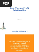 Cost-Volume-Profit Relationships: Chapter Five