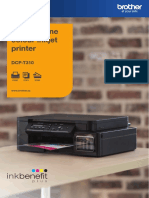 A4 All-In-One Colour Inkjet Printer: DCP-T310