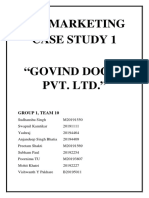 Govind Doors Report - Group 1 - Team - 10 PDF