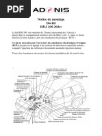 Notice de Montage Du Kit: HDJ 100 204cv