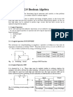 Boolean Algebra and Logic Gates