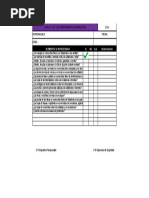 Check List de Herramientas Manuales