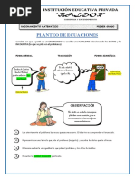 9 - 1.° - RM - Planteo de Ecuaciones