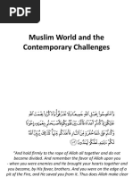 Challenges To Muslim World