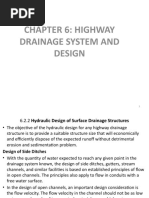 Chapter 6: Highway Drainage System and Design