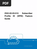 GERAN ZGO-02-03-015 Subscriber Profile ID (SPID) Feature Guide (V4) - V1.0