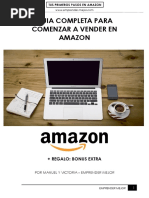 Guia Completa de Amazon Tus Primeros Pasos Como Vendedor en Amazon PDF