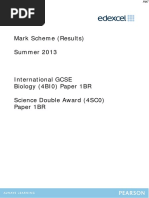 June 2013 (R) MS - Paper 1B Edexcel Biology IGCSE