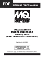 Model Mrh800Gs: Operation and Parts Manual