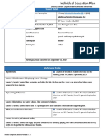 Iep Sample