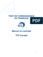 TCF Canada Manuel Candidat